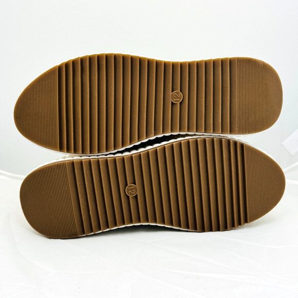 Universal Thread Womens Light Beige Platform Sneakers Size 12 Textured Knit NWD - Picture 6 of 9